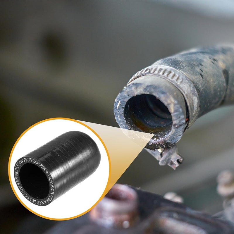 Partuto 1Pc 30mm 1.18" ID Universal Silicone Coolant Cap Intake Vacuum Hose End Plug - Car for Coolant Heater Bypass Vacuum Water Port - Silicone Black - Image 3